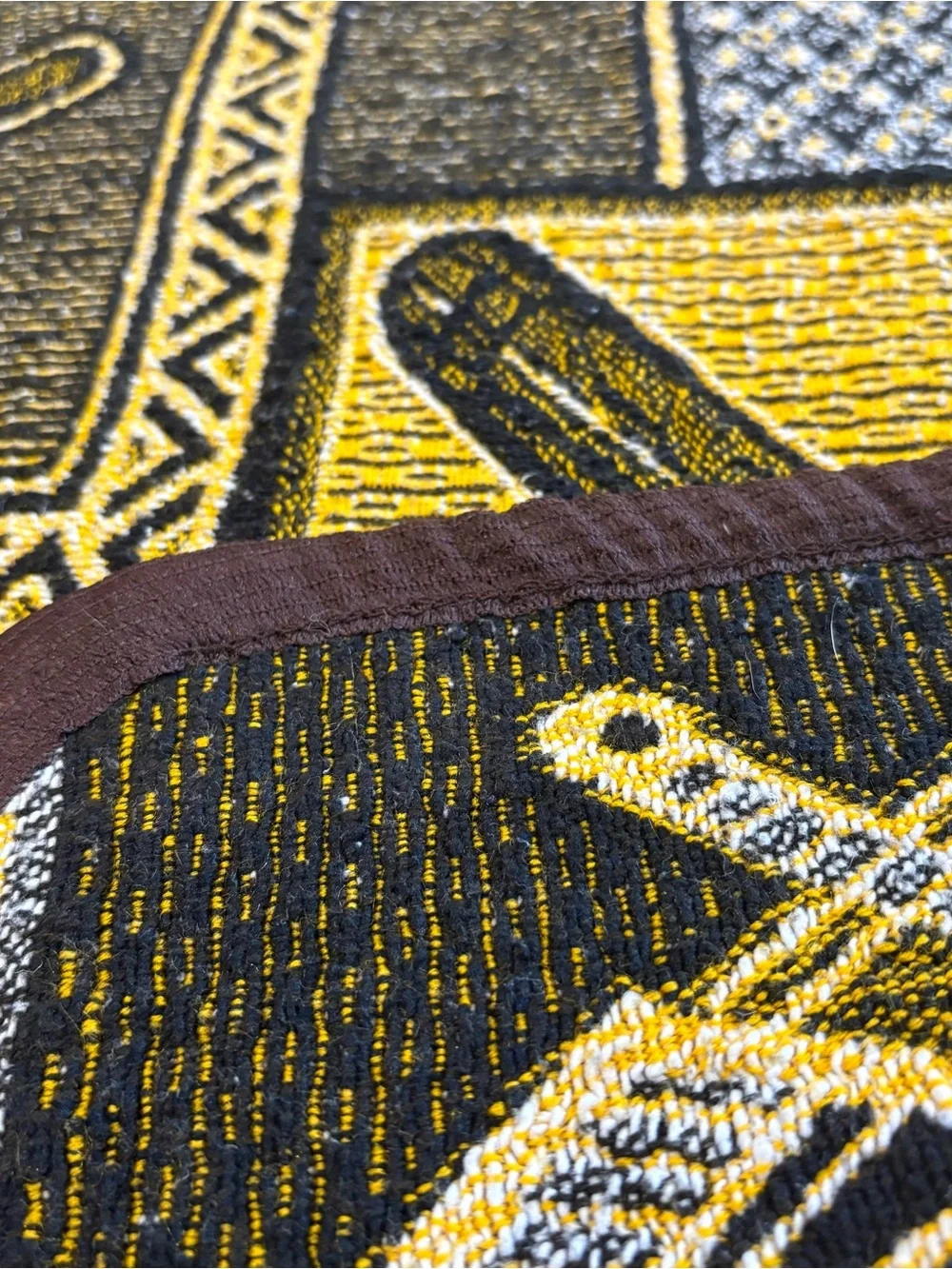 Vintage San Diego Padres Woven Blanket 88x70 Large Tapestry Wall Hanging MLB